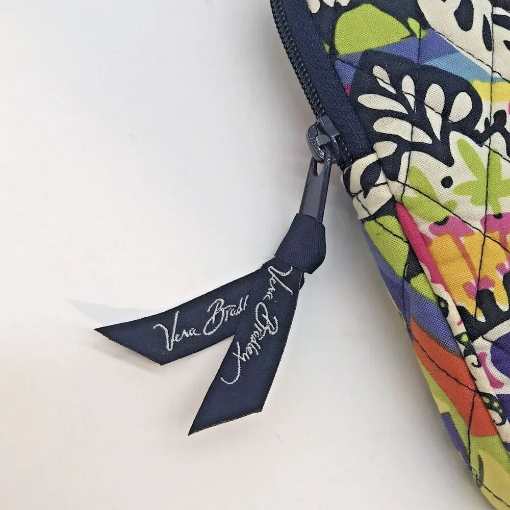 Vera Bradley Rio Quilted Tablet Sleeve 9 x 6.5 inches I Pad Ereader Zip Around